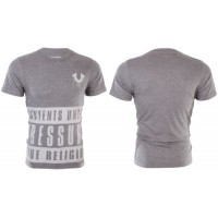 TRUE RELIGION Men T-Shirt CONTENTS UNDER PRESSURE Heather Grey